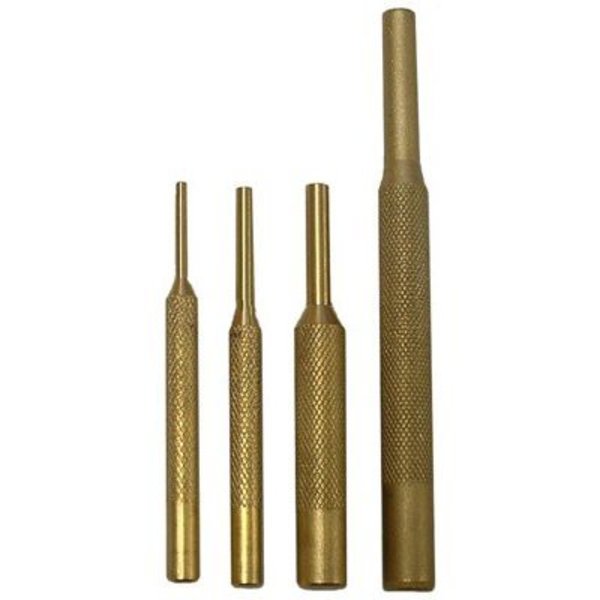 S&G Tool Aid Brass Pin Punch 4pc Set SG14290